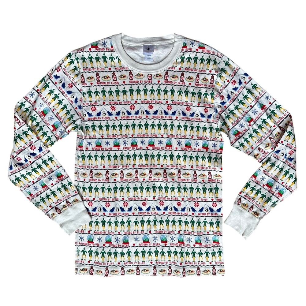 Hanna Andersson Adult Elf the Movie Long John Pajama Top Size Medium